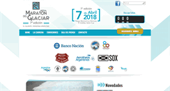 Desktop Screenshot of maratondelglaciar.com